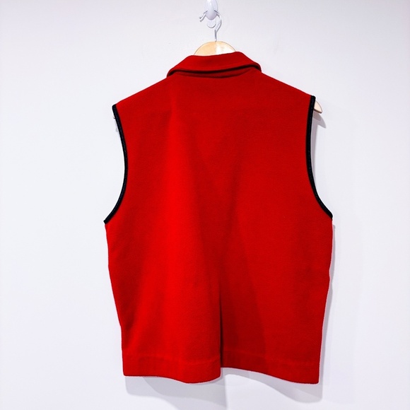 AKWA Vintage red fleece vest | Estes Park Colorado sleeveless jacket | Medium * - Picture 2 of 6